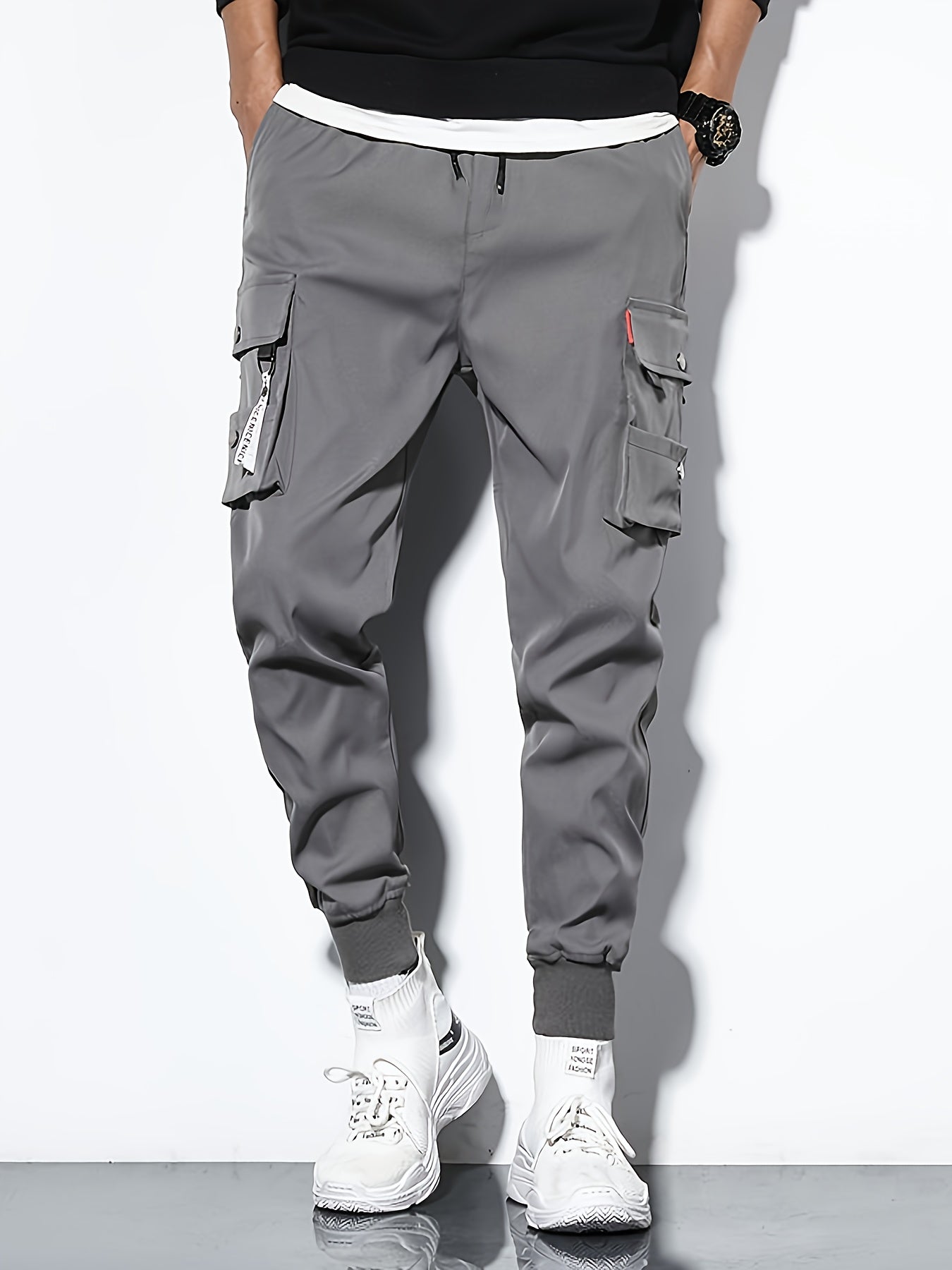 Hip Hop Monkey Outdoor Pants Nine-Twist Trousers Korean