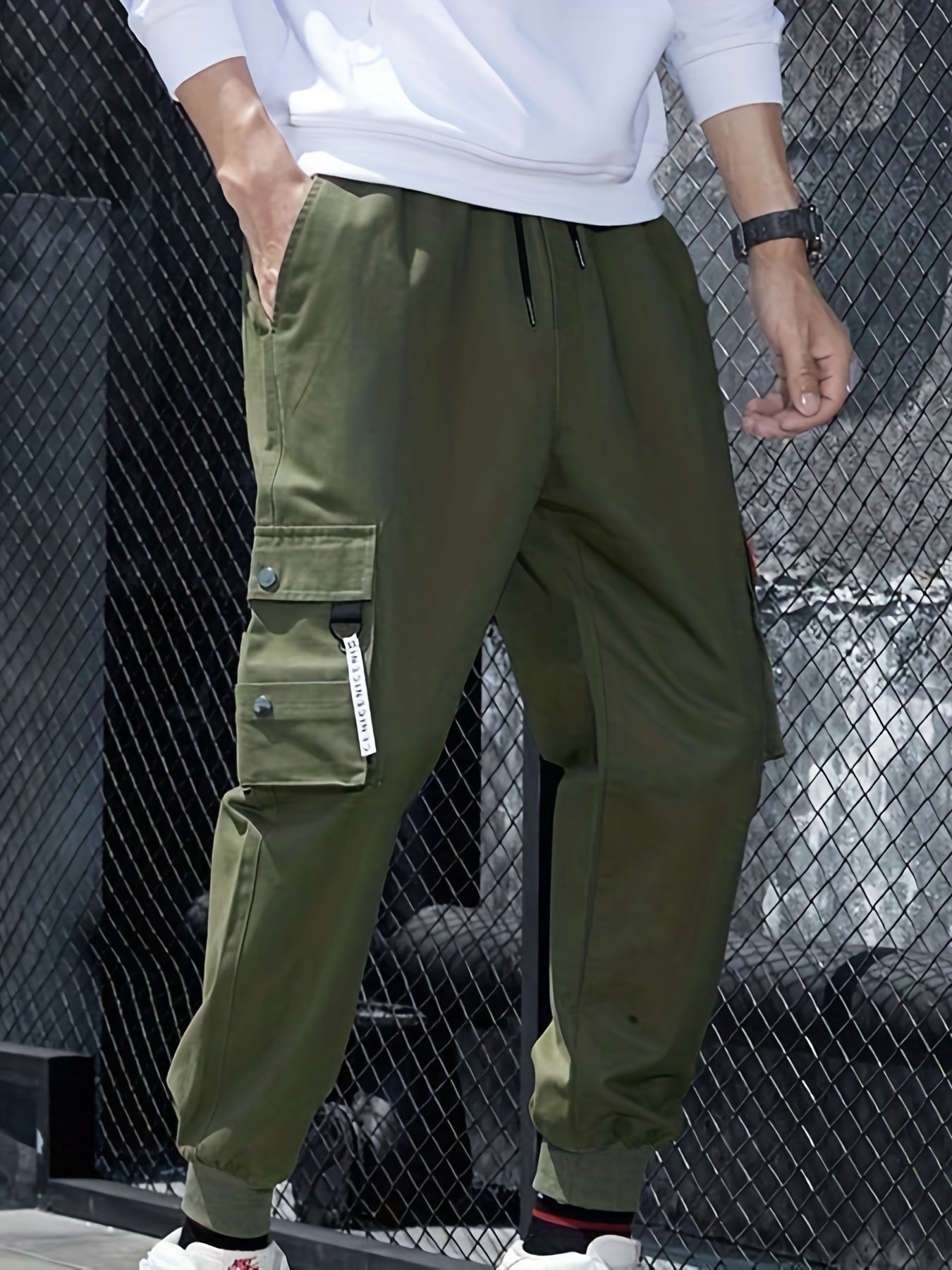 Hip Hop Monkey Outdoor Pants Nine-Twist Trousers Korean