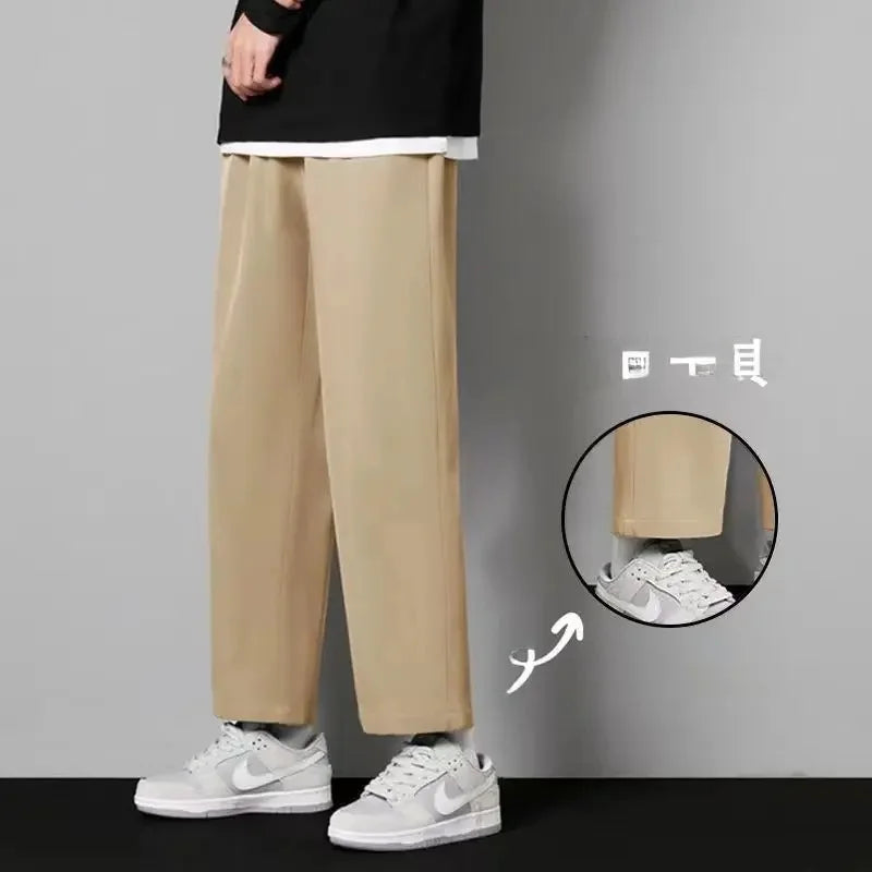 Loose-Fit Cropped Pants