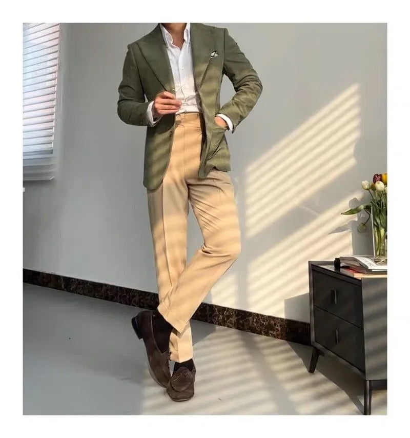 Men Vintage Gurkha Pants