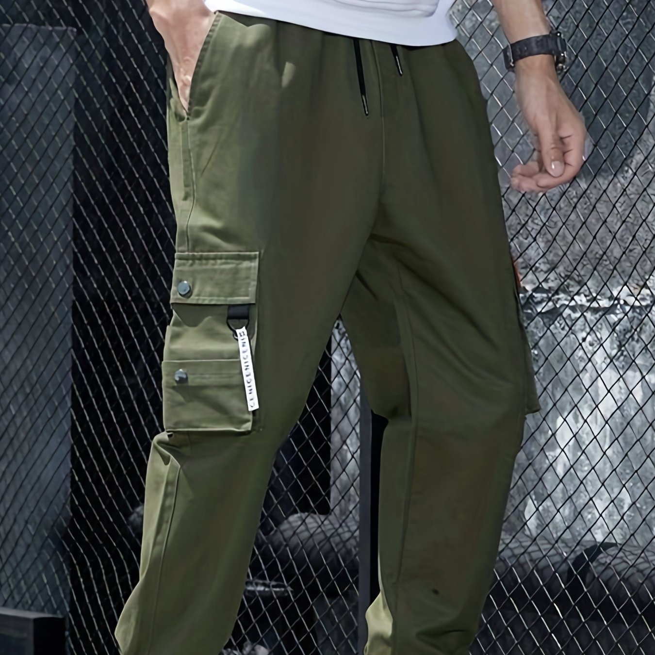 Hip Hop Monkey Outdoor Pants Nine-Twist Trousers Korean