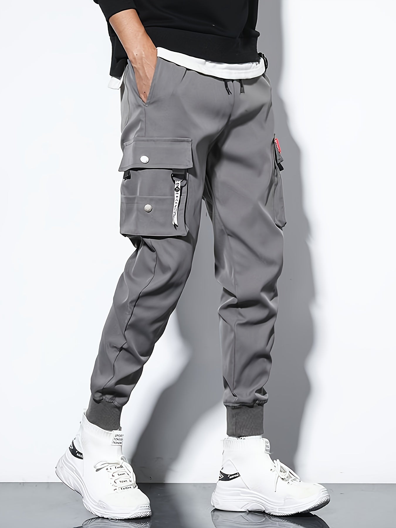 Hip Hop Monkey Outdoor Pants Nine-Twist Trousers Korean